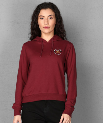METRONAUT Full Sleeve Solid Women Sweatshirt