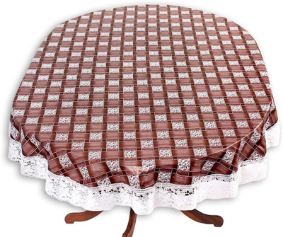 The Furnishing Tree Printed 12 Seater Table Cover(Basketweave Pattern Multicolor, PVC)