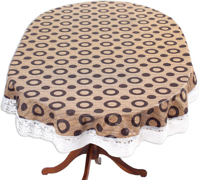 The Furnishing Tree Geometric 12 Seater Table Cover(Geometric Pattern Yellow, PVC)
