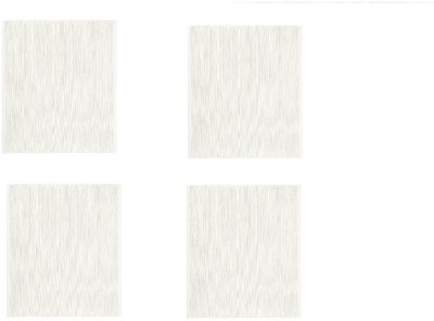 IKEA Square Pack of 4 Table Placemat(White, Cotton, Polyester)
