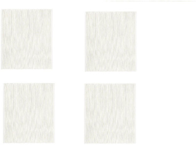 IKEA Square Pack of 4 Table Placemat(White, Cotton, Polyester)