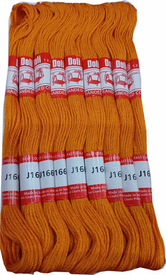 Quickcollection Doli Thread Skeins/ Long Stitched Embroidery Stranded Cotton J166 Thread(8 m Pack of25)