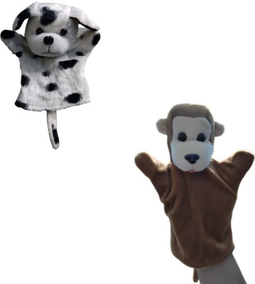Ritu Shubhman's Creation Dog & Monkey Hand Puppet (11 inches) Story Telling Puppet | Puppet Toy | Hand Puppet for Kids | Dog Hand Puppet | Monkey Hand Puppet | Animal Hand Puppets | Puppets for Kids Hand Puppets(Pack of 2) Ritu Shubhman's Creation Dog & Monkey Hand Puppet (11 inches) Story Telling Puppet | Puppet Toy | Hand Puppet for Kids | Dog Hand Puppet | Monkey Hand Puppet | Animal Hand Puppets | Puppets for Kids Hand Puppets(Pack of 2)