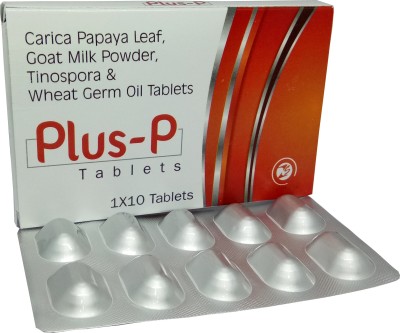 Plus P Tablets - Platelet Enhancer and Immunity Booster for Best Results In Dengue 10 Cap(10 Capsules)