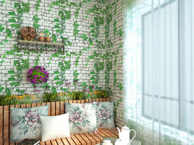 Flipkart SmartBuy Embossed Architecture Multicolor Wallpaper(L x W: 500 cm x 45 cm)