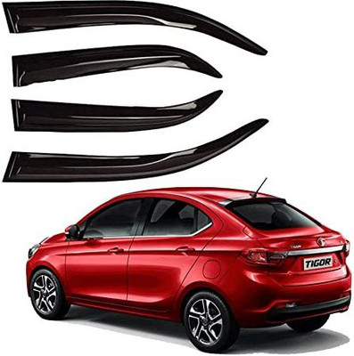 AUTO ZIGMO For Front, Rear Wind Deflector(Tinted Tata Tigor)