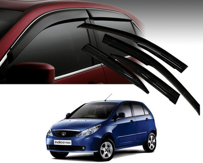 AUTO ZIGMO For Front, Rear Wind Deflector(Tinted Tata Indica Vista)