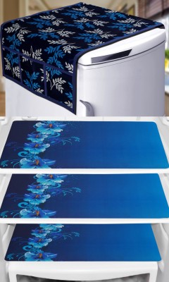 KANUSHI Fridge Mat(Width: 53 cm, Blue)