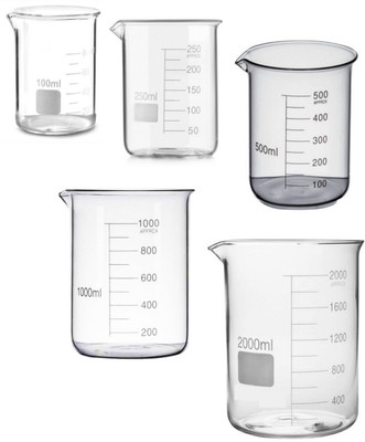 Spylx 1000 ml Measuring Beaker(Pack of 5)