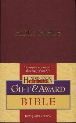 KJV Gift and Award Bible - Burgundy(English, Paperback, Publishers Hendrickson)