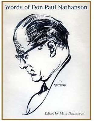 Words of Don Paul Nathanson(English, Hardcover, Nathanson Marc)
