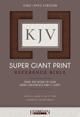 KJV Super Giant Print Bible(English, Leather / fine binding, Bibles Hendrickson)
