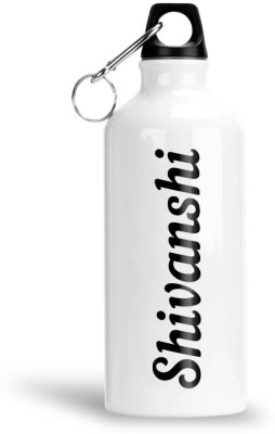 Furnish Fantasy Aluminium Water Bottle 750ml-Best Gift for Birthday, Return Gift, Shivanshi 750 ml Bottle(Pack of 1, White, Aluminium)
