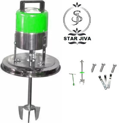 STAR JIVA ALUMINIUM Heavy Duty Curd Butter Churner/Madhani/Lassi Machine 16.8 Ltrs With 2 way perculation and with extra accessories of rod phool Butter Maker Churn