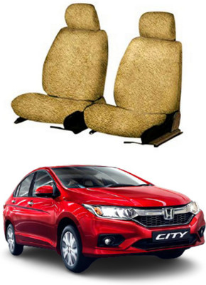 Chiefride Cotton Car Seat Cover For Honda City New ivtech/idtech(Front Detachable Headrest, Without Back Seat Arm Rest, 5 Seater)