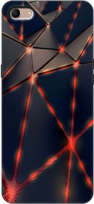 King Maker Back Cover for Oppo A83(Black, Red, Dual Protection, Silicon, Pack of: 1)