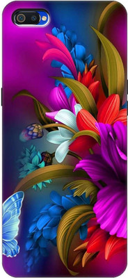 King Maker Back Cover for Realme C2(Multicolor, Dual Protection, Silicon, Pack of: 1)