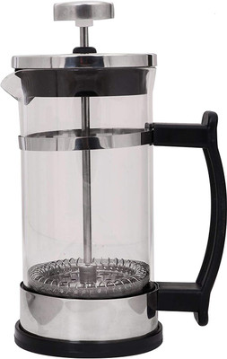 3d Creations French Press Maker (600 ML) 6 Cups Coffee Maker(Silver)