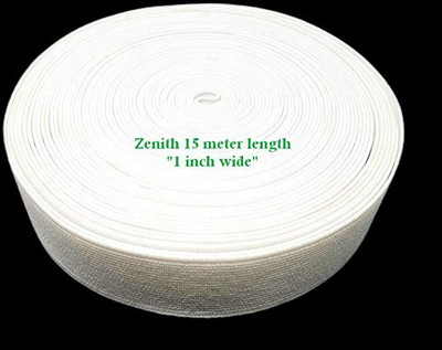 ZENITH Elastic Thread and Cord White Elastic(15 m)