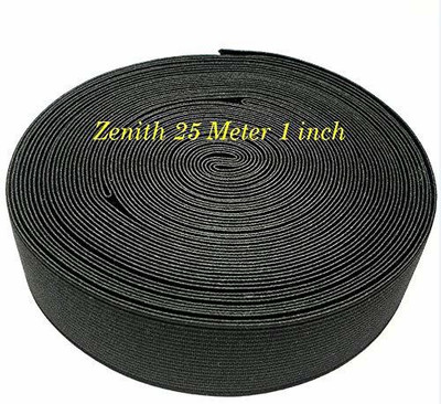 ZENITH Elastic Thread and Cord Black Elastic(25 m)