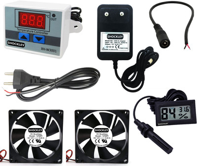 shockley electronics XH-W3001-50 to 110c Intelligent Digital Thermostat temperature controller combo (220V / 1500W) + 2 FAN + Mains Power Cord + DC Female Jack + 12V 1 Amp Adapter + Hygrometer Temperature Sensor and Controller Electronic Hobby Kit shockley electronics XH-W3001-50 to 110c Intelligent Digital Thermostat temperature controller combo (220V / 1500W) + 2 FAN + Mains Power Cord + DC Female Jack + 12V 1 Amp Adapter + Hygrometer Temperature Sensor and Controller Electronic Hobby Kit