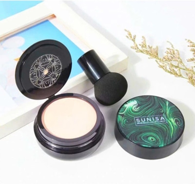 sunisa HUDABAR Mushroom head air cushion Moisturizing Brightening BB Whitening Maquiagem Foundation(creamy, 20 g)