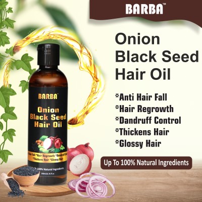 BARBA ONION BLACK SEED HAIR OIL Hair Oil(200 ml)