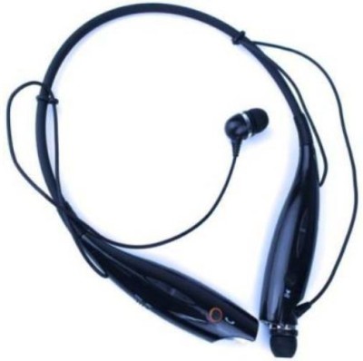 GUGGU TEE_570M_HBS 730 Neck Band Bluetooth Headset Bluetooth Headset(Black, In the Ear)