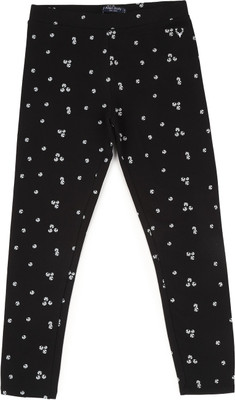 discount ALLEN SOLLY Girls Printed Elasticated Leggings- Pack of 2 | Allen Solly Legging For Baby Girls(Pink Pack of 1)