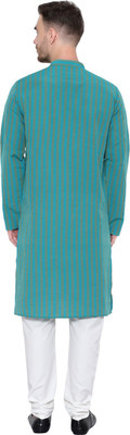 Latest Chikan Men Kurta Churidar Set
