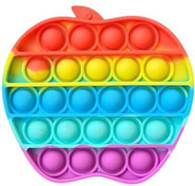 HATELLO Toys Round Rainbow Pop It Fidget Toy - Push Pop Bubble Fidget Sensory Toy - pop its Fidget Toys, Fidget Toys pop it Rainbow, pop it Toy(Multicolor)