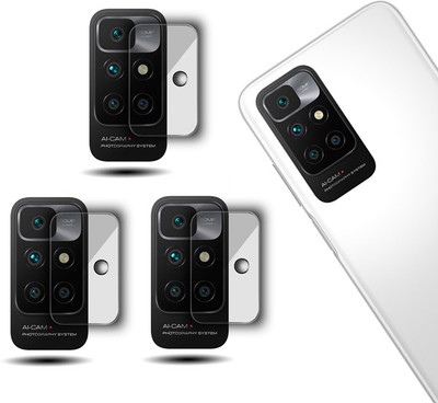 EZGER Back Camera Lens Glass Protector for Redmi 10 Prime(Pack of: 3)