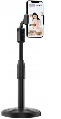 WON Universal Mobile Stand for Table with Adjustable Height | 360 Degree Rotation Mobile Holder for Table & Bed Compatible with All Smartphones (Black) Mobile Holder