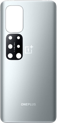 AL AMAZING STORE Oneplus 8t Silver With camera lens Original Back Panel(Silver)