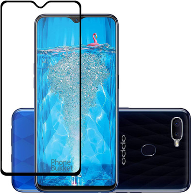 NIMMIKA ENTERPRISES Edge To Edge Tempered Glass for Oppo F9 Pro D+ Tempered Glass(Pack of 1)