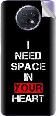 Snooky Xiaomi Redmi Note 9T Mobile Skin(Black)