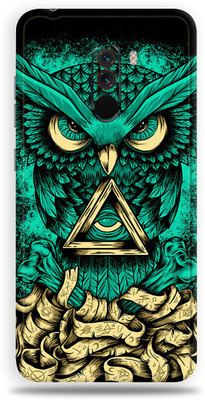 Jeeva Creation POCO F1, POCO F1 Mobile Skin(Ultra Super Angry Owl Skin Skin With High Matte Finish.)