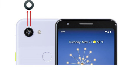 Kyrahh Replacement Camera Mobile Lens Glass Google Pixel 3a, Pixel 3a XL Back Camera