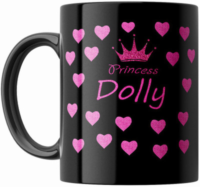 P89M Gift 'Dolly' Name Coffe Ceramic/Coffe (330 ml) Ceramic Coffee Mug(330 ml)