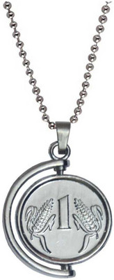 WTM 2pcs His and Hers Heart-shape I Love You Couple Necklace Titanium Metal Pendant