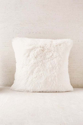 PICKKART Microfibre Solid Lumbar Pillow Pack of 1(White)