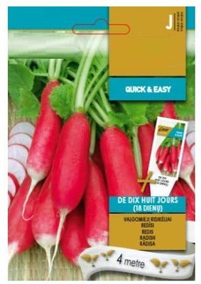CYBEXIS Radish Delux Seeds2400 Seeds Seed(2400 per packet)