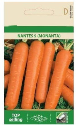 CYBEXIS Carrot Nantes 5 (MONANTA) Seeds1000 Seeds Seed(1000 per packet)