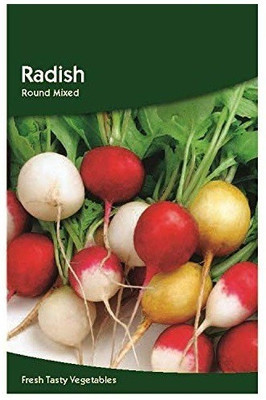 CYBEXIS Radish Round Mixed Seeds1200 Seeds Seed(1200 per packet)