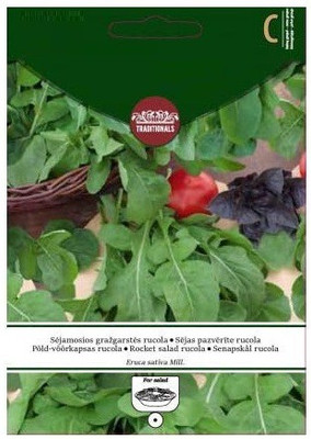 CYBEXIS Rocket Salad RUCOLA Seeds1400 Seeds Seed(1400 per packet)