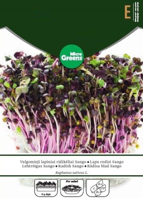 CYBEXIS Radish MICROGREENS Seeds2400 Seeds Seed(2400 per packet)