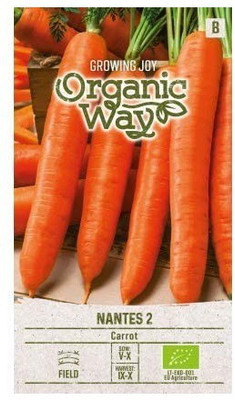 CYBEXIS Carrot Nantes 2 Seeds-500 Seeds Seed(500 per packet)