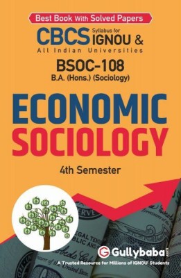 BSOC-108 Economic Sociology(Paperback, GPH Panel of Experts)