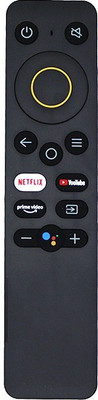 GIFFEN Realme Tv Remote Smart 4k LCD/LED Tv Remote Realme Remote Controller(Black)