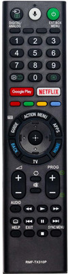 Akshita TV RMF-TX310P Voice Remote Smart Tv Google Play Netflix with Voice / mic Remote Control ( Chake Image With Old Remote ) SONY Remote Controller(Black)
